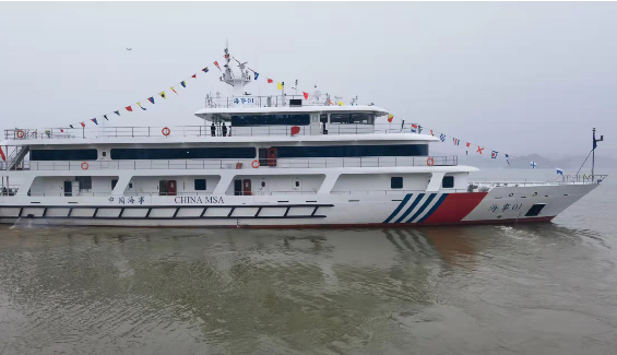 长江干线最先进海事应急指挥船交付，常熟国瑞配套全船套电气设备